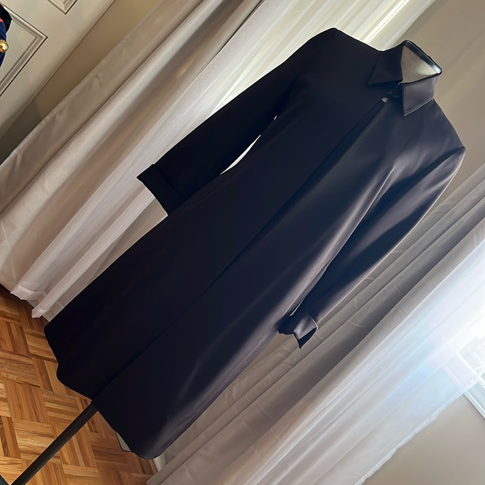 Classic shift dress with matching coat. So classy and timeless.